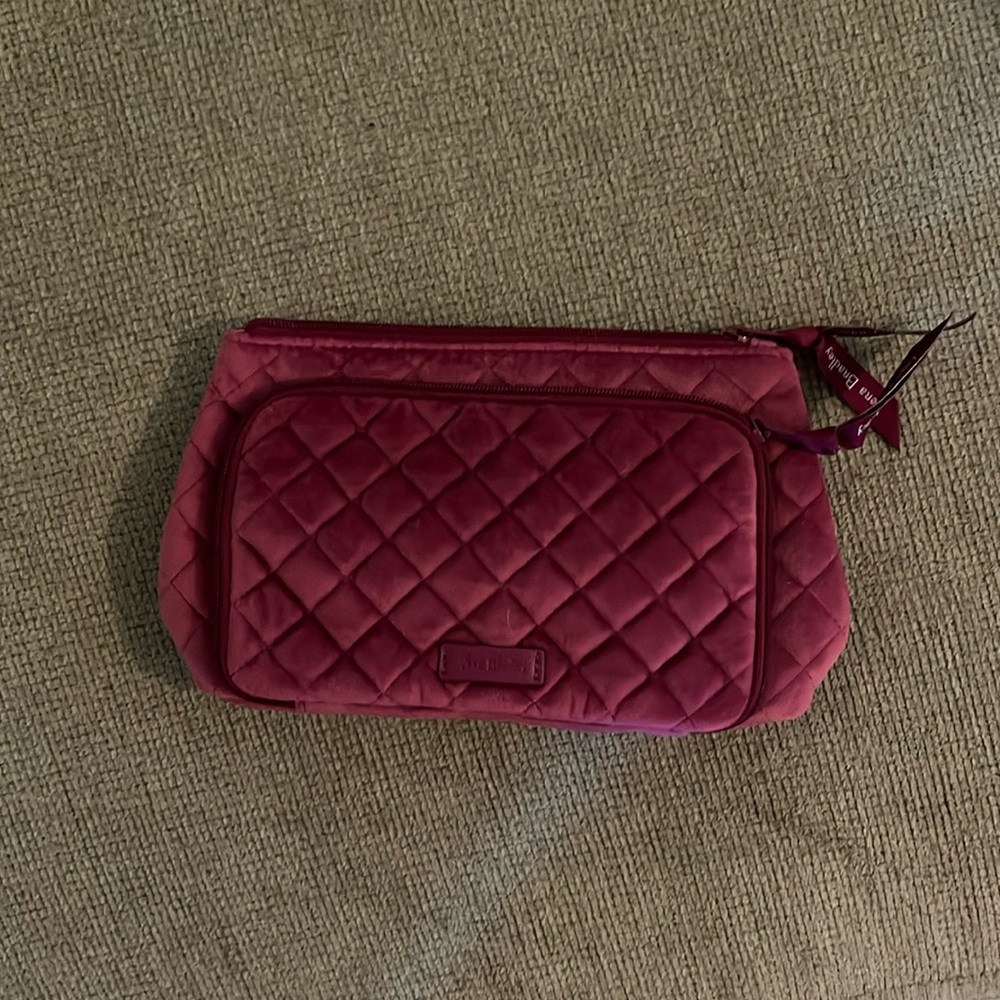 NWOT Vera Bradley Velvet Makeup Bag